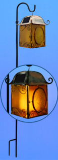 Shepherd's Hook Solar Garden Lantern